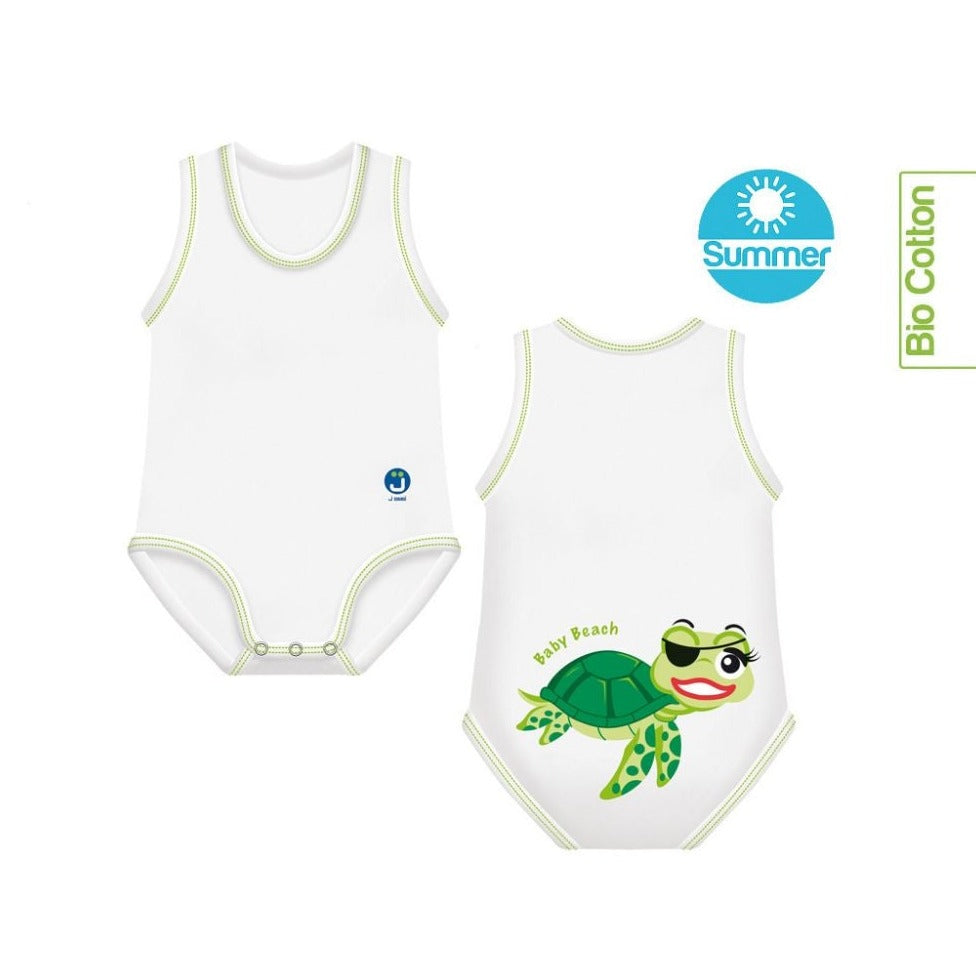 BODY CANOTTIERA 0-36 PIRATES TURTLE J BIMBI