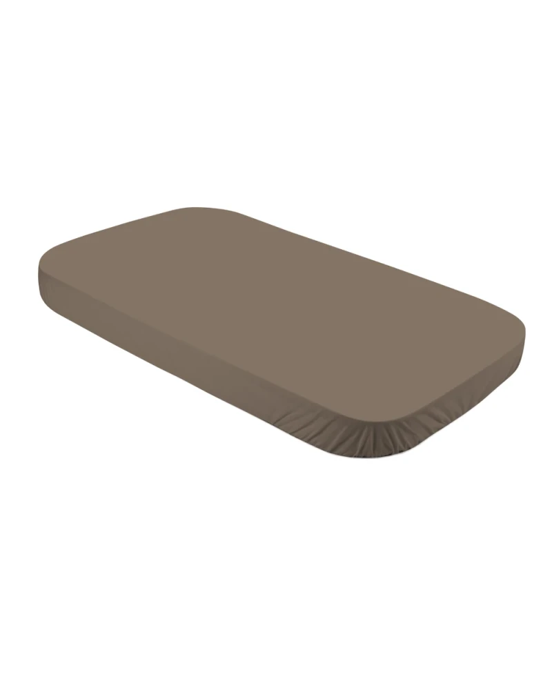 LENZUOLO ANGOLI COTONE  TAUPE WALDIN