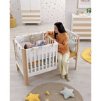 LETTINO OMNIA BIANCO-NATURALE AZZURRA