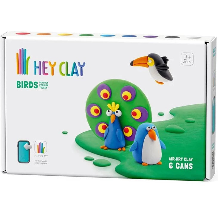 HEY CLAY UCCELLI KIT MEDIO