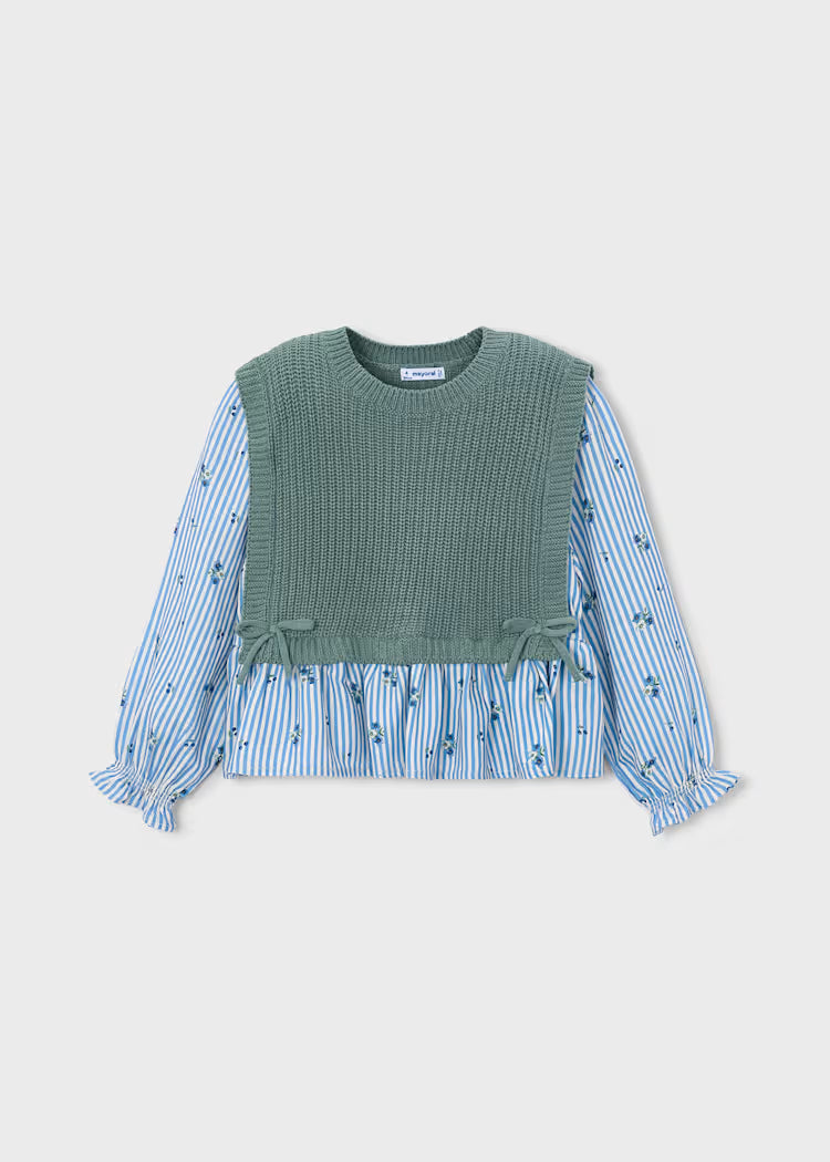 TOP GILET COMBINATO MAYORAL GIRL