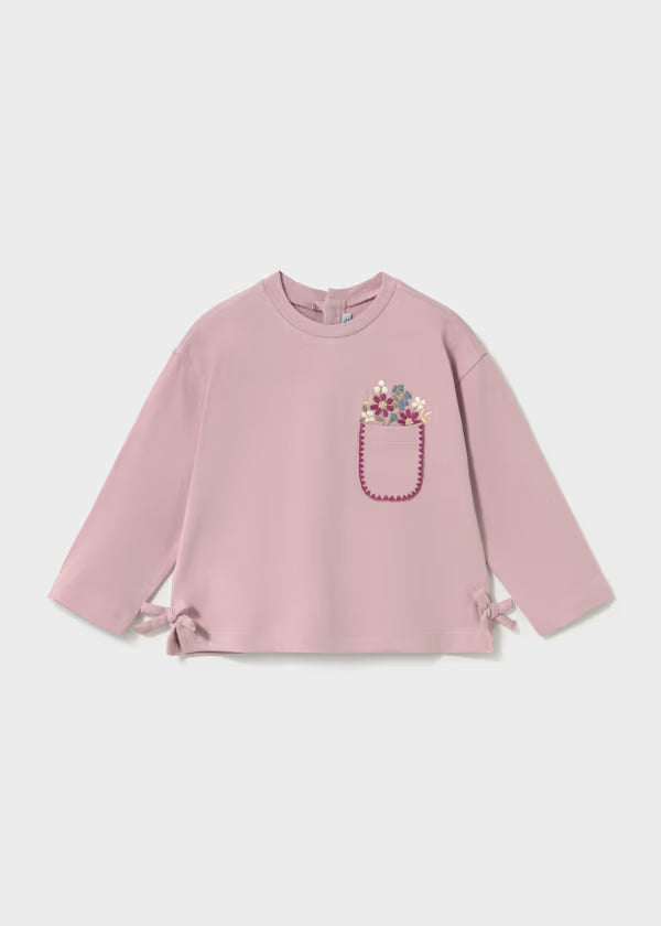 MAGLIETTA M/L TASC. FIORI MAYORAL GIRL