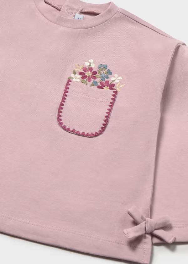 MAGLIETTA M/L TASC. FIORI MAYORAL GIRL