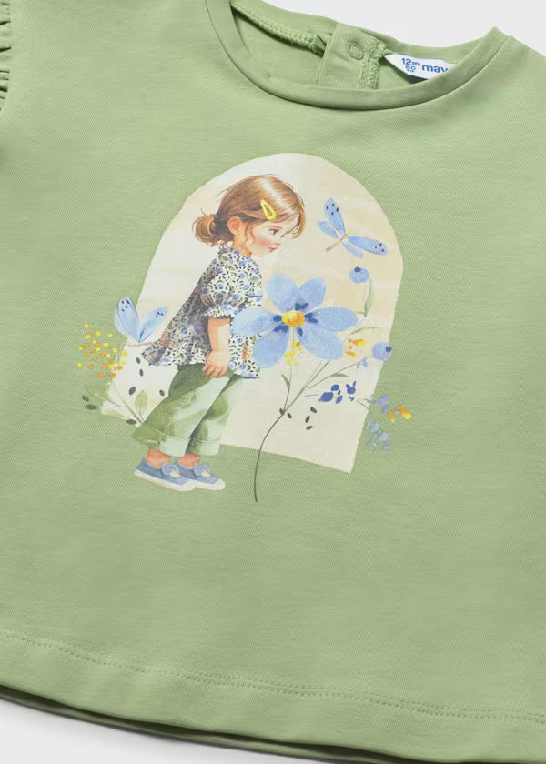 MAGLIETTA STAMPA GRAFICA MAYORAL GIRL
