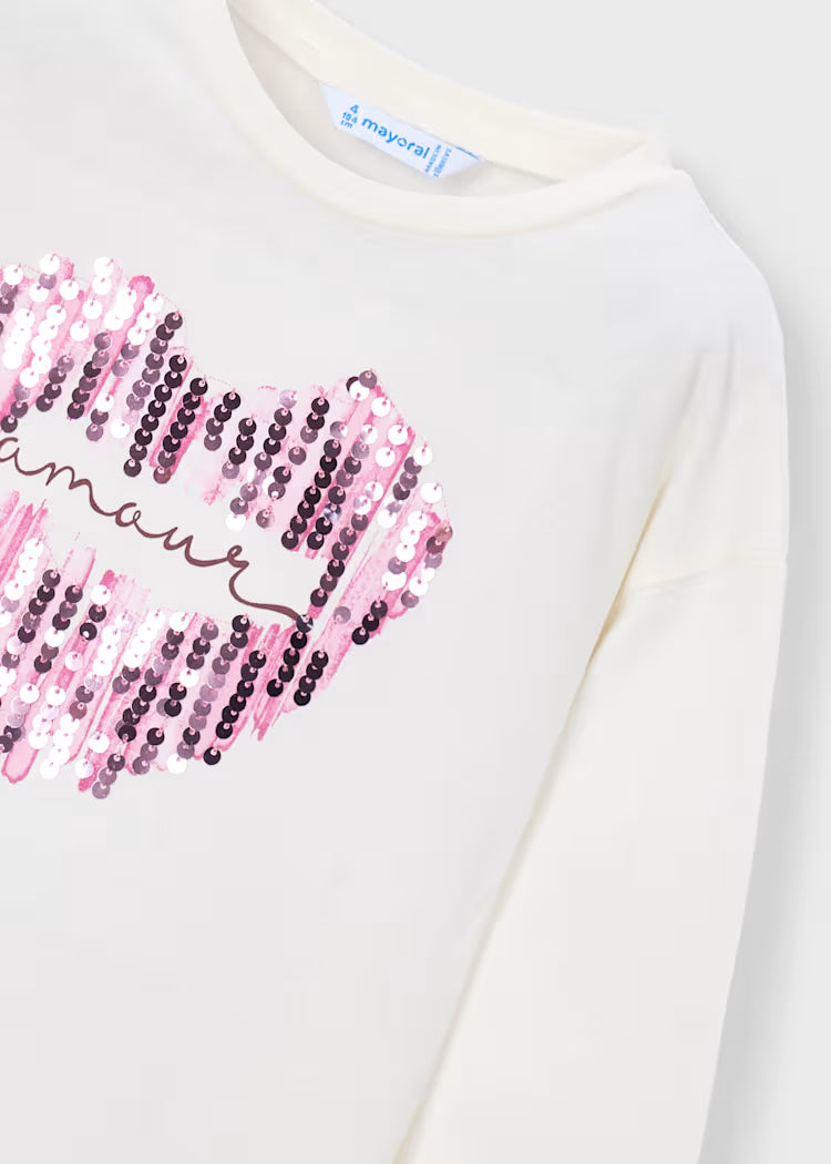 MAGLIETTA M/L CON CUORE MAYORAL GIRL