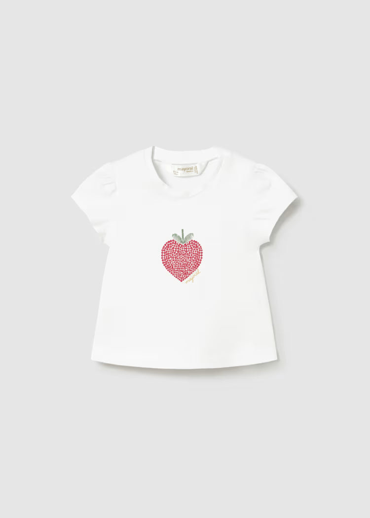 T-SHIRT FRAGOLA MAYORAL GIRL