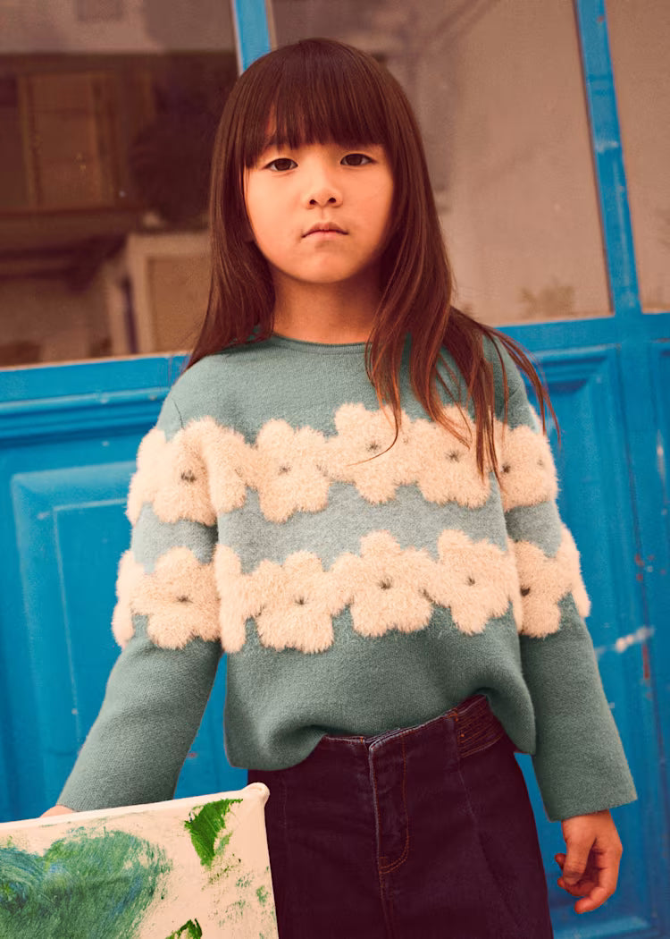 MAGLIONE JERSEY JACQUARD MAYORAL GIRL