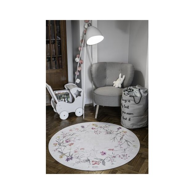 TAPPETO GUGU THE HERO FLOWER GARDEN TONDO