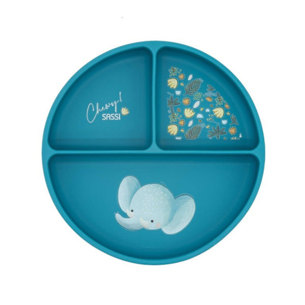 PIATTO CON VENTOSA CHEWY ELEPHANT SASSI