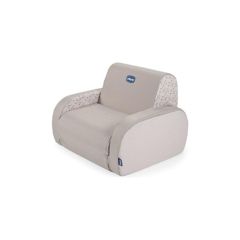 GIOCO POLTRONCINA TWIST beige trasformabile per bambini con design moderno e materiali morbidi