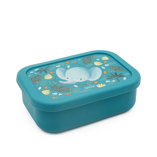 PORTA MERENDE SILICONE ELEFANTE SASSI