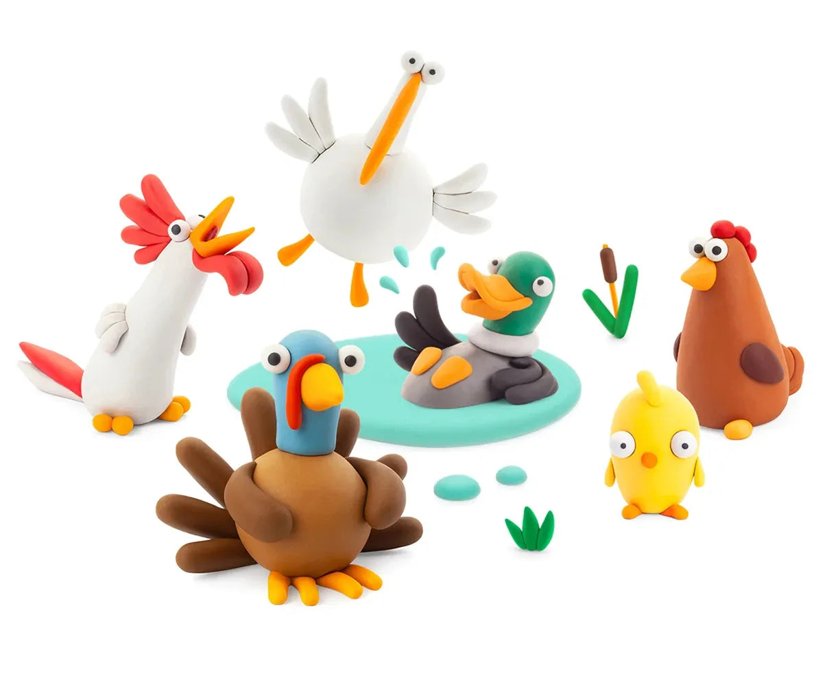 HEY CLAY UCCELLI  DELLA CASCINA KIT GRANDE