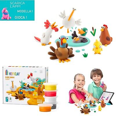 HEY CLAY UCCELLI  DELLA CASCINA KIT GRANDE
