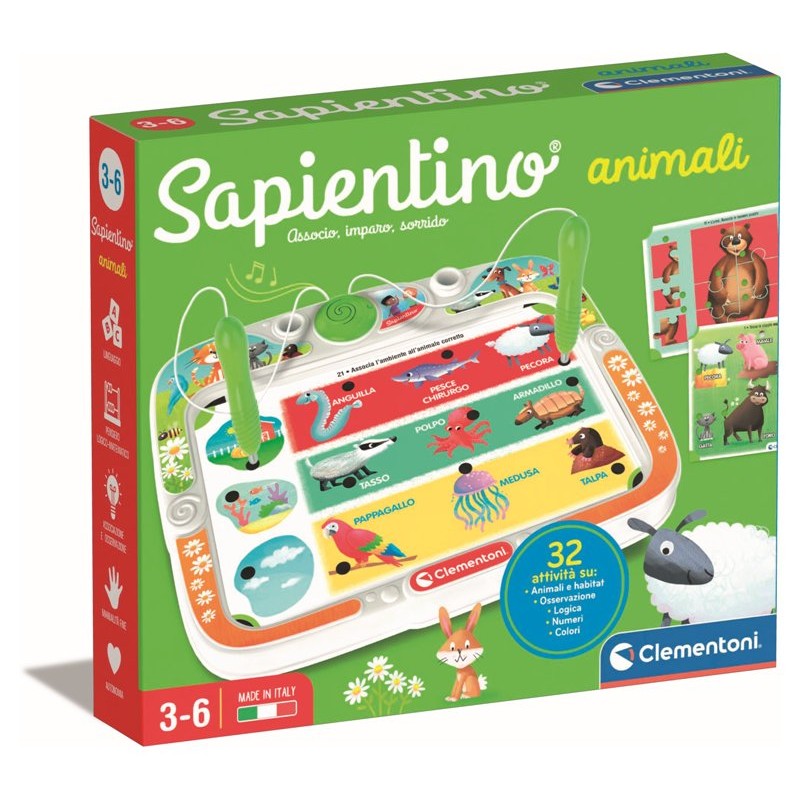 GIOCO SAPIENTINO ANIMALI 3-6