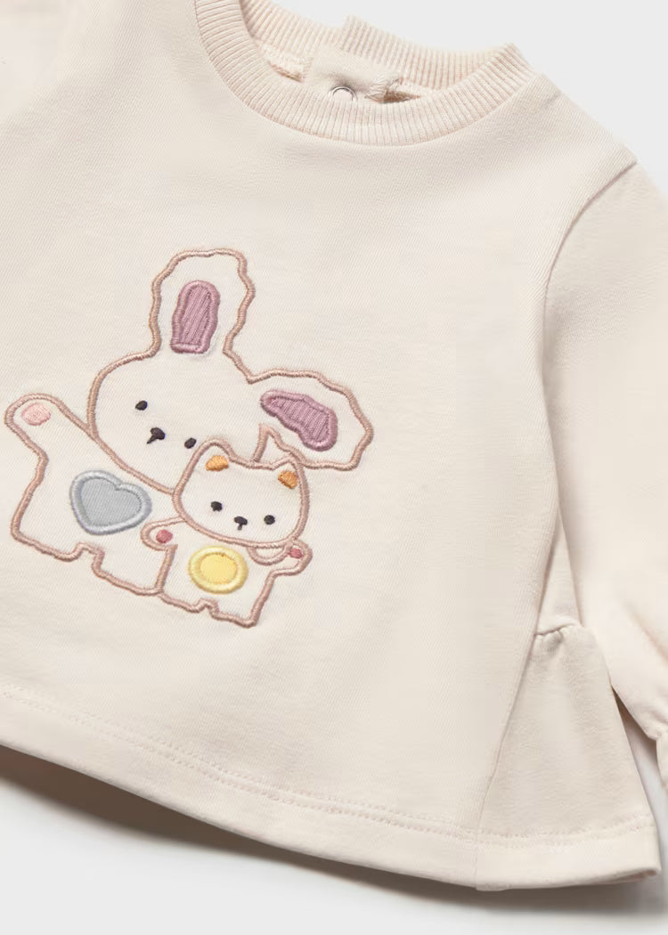 MAGLIA M/L APPL. MAYORAL GIRL