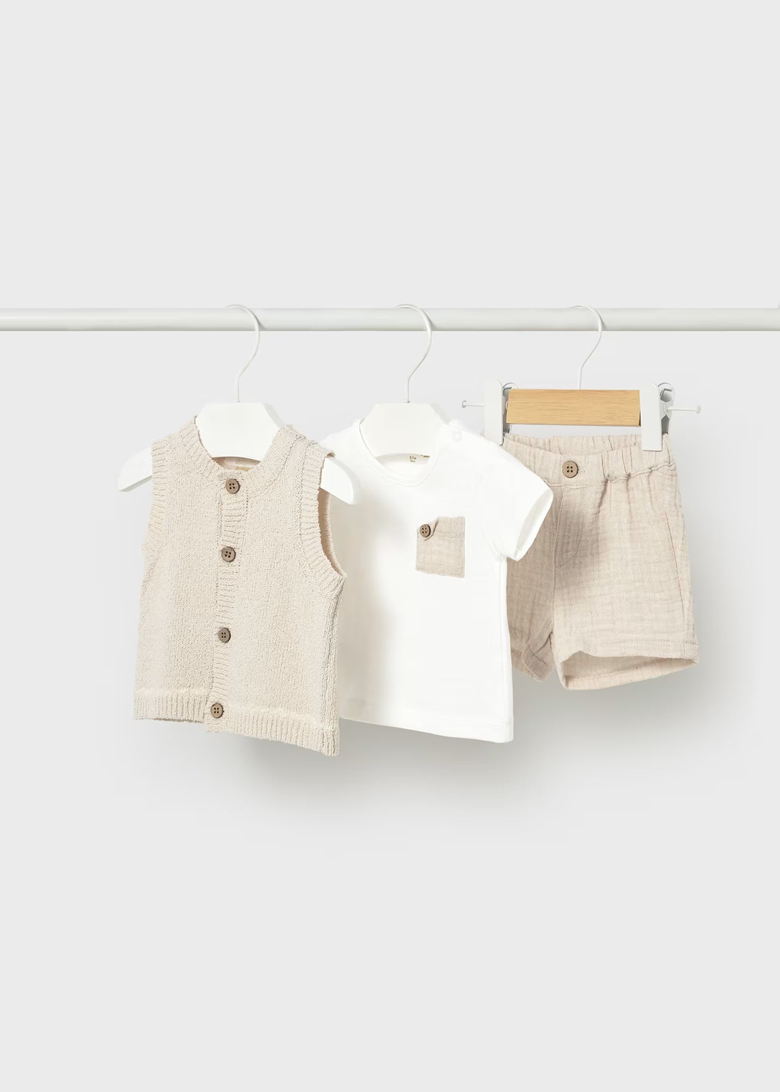 COMPLETO BERMUDA GILET MAYORAL BOY