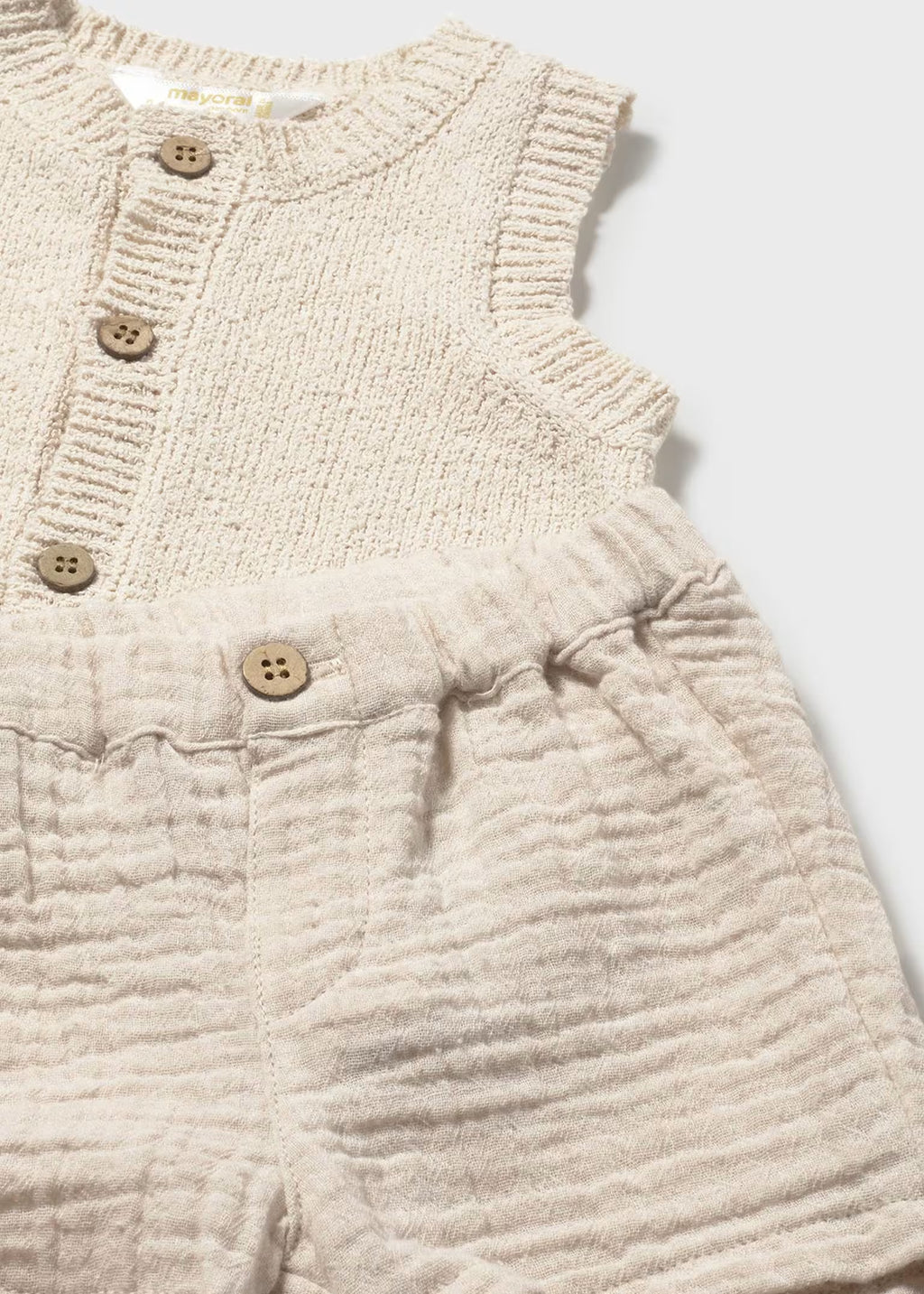 COMPLETO BERMUDA GILET MAYORAL BOY
