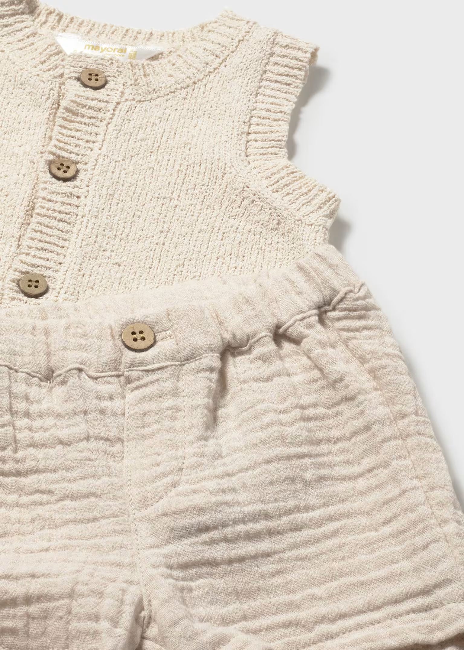 COMPLETO BERMUDA GILET MAYORAL BOY