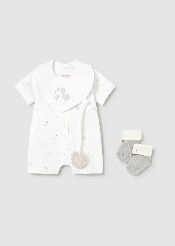 SET REGALO TUTINA CORTA BAVAGLIO CALZINI MAYORAL BOY