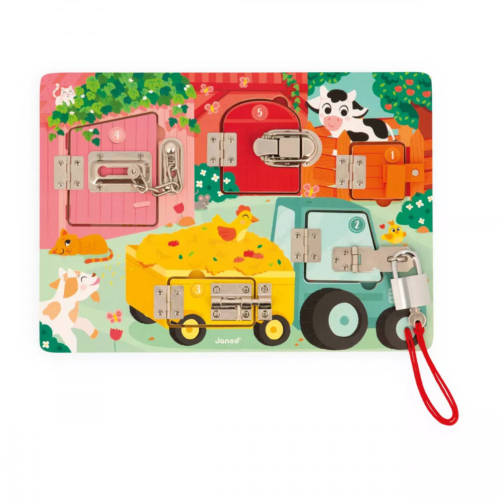 GIOCO TAVOLETTA CON SERRATURA FATTORIA JANOD