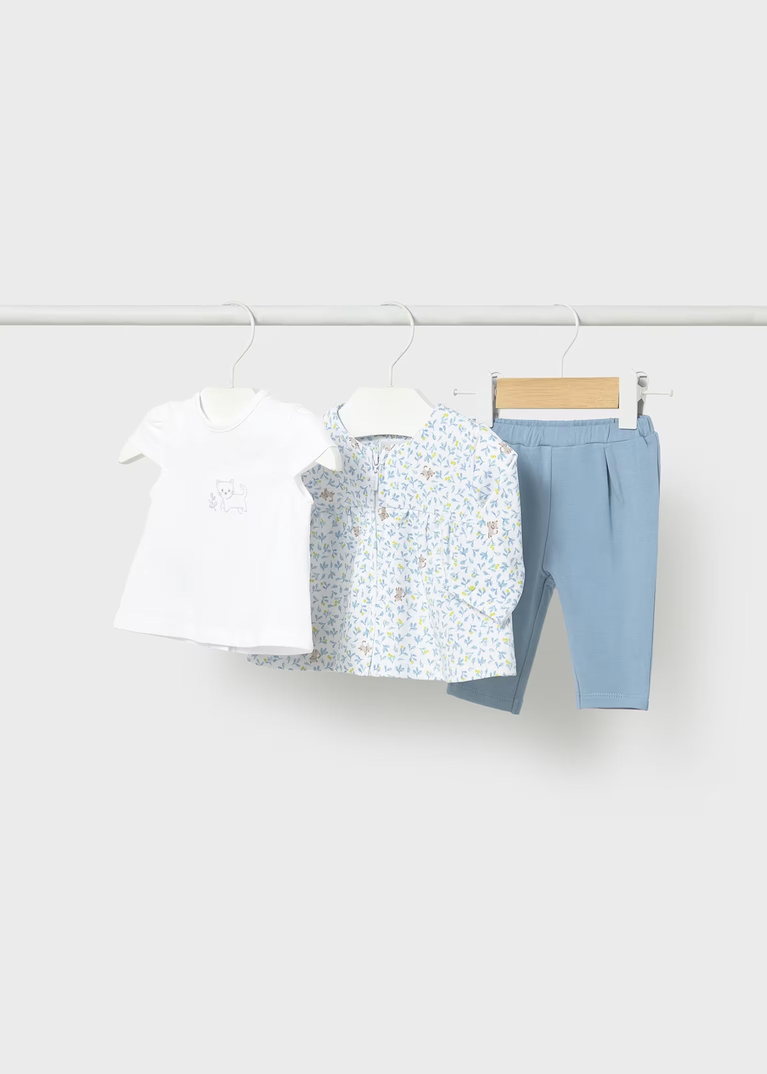 COMPLETO 3PZ FIORI MAYORAL GIRL