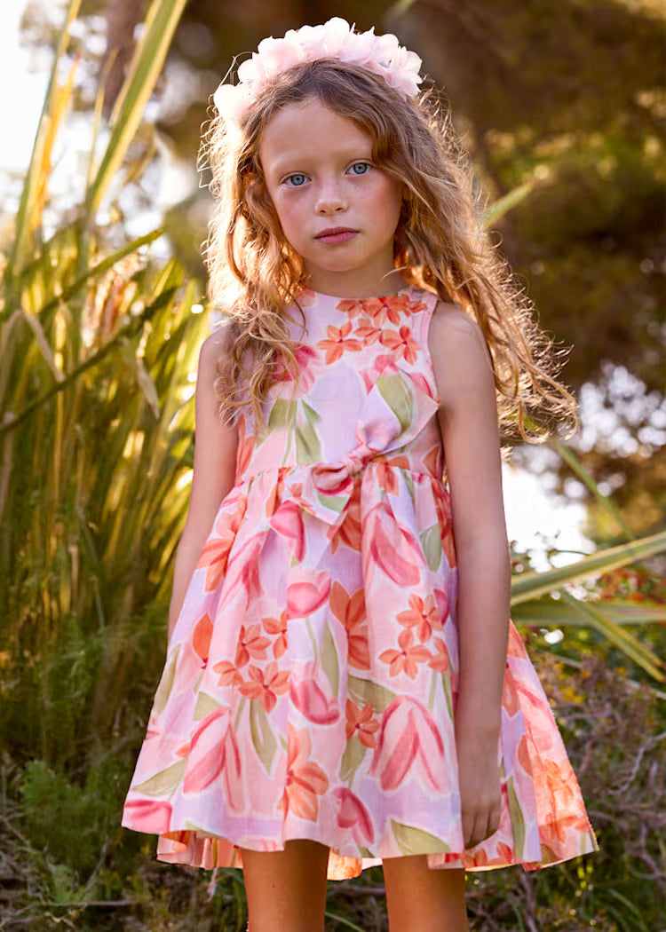 VESTITO SPALLINE FIORI MAYORAL GIRL