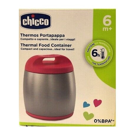 THERMOS PORTAPAPPA INOX ROSA 350 ML. - ANNI VERDI