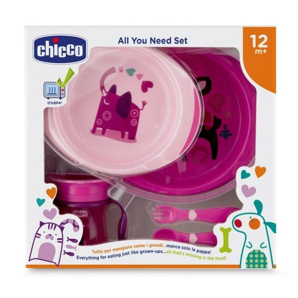 SET PAPPA 12M+ ROSA CHICCO - ANNI VERDI