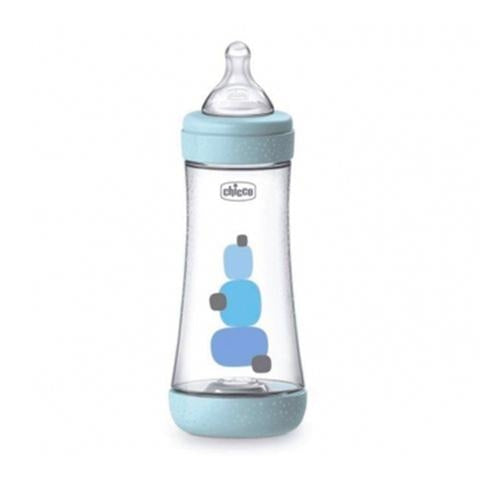 BIBERON PERFECT 4+ 300ML BOY CHICCO - ANNI VERDI