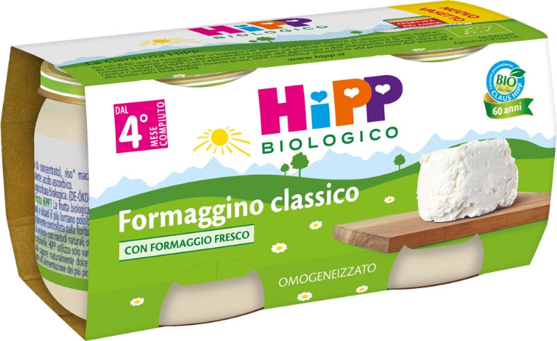 OMO FORMAGGINO BIO HIPP 2X80 - ANNI VERDI