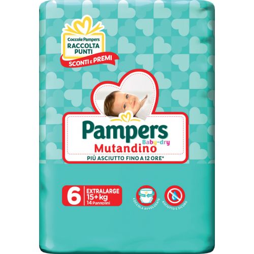 PAMPERS DRY MUTANDINO XL SINGOLO