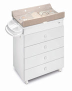 BAGNETTO FASCIATOIO ASIA B/N/AVORIO                                             