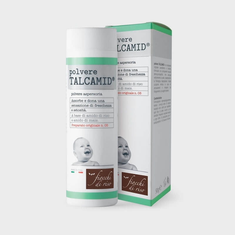 POLVERE TALCAMID 50 G FIOCCHI DI RISO                                           