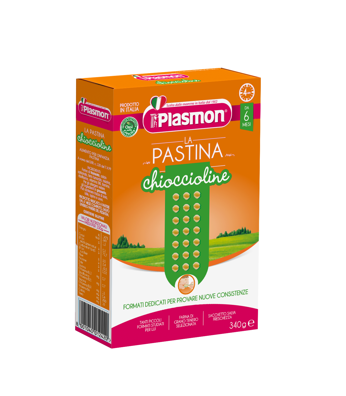 PASTINA CHIOCCIOLINE PLASMON - ANNI VERDI