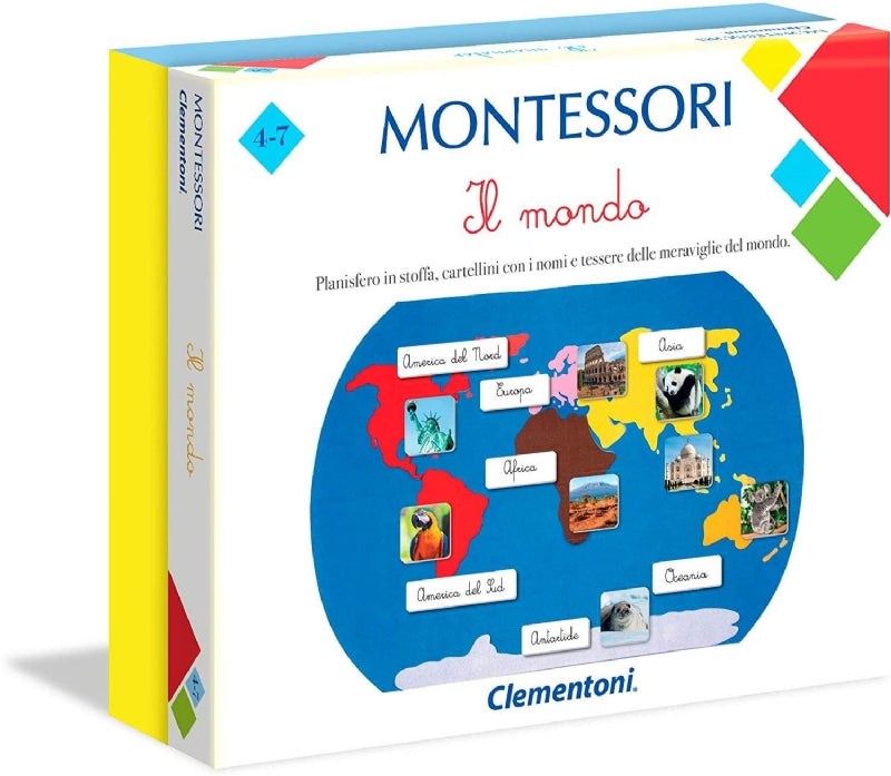GIOCN MONTESSORI IL MONDO 6/10 ANNI                                             