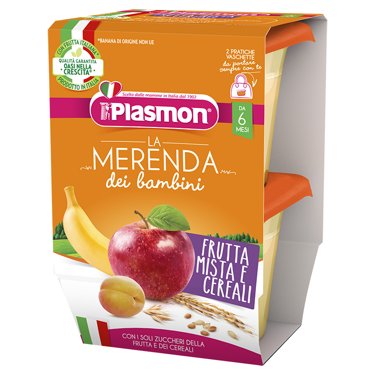 MERENDA FRUTTA MISTA+CEREALI 2X120 PLAS - ANNI VERDI