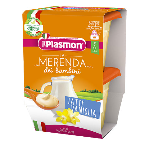 MERENDA LATTE VANIGLIA 2X120 PLASMON - ANNI VERDI
