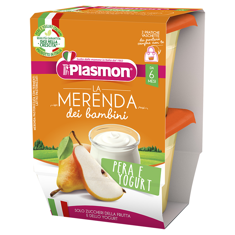 MERENDA PERA+YOGURT 2X120 PLASMON - ANNI VERDI