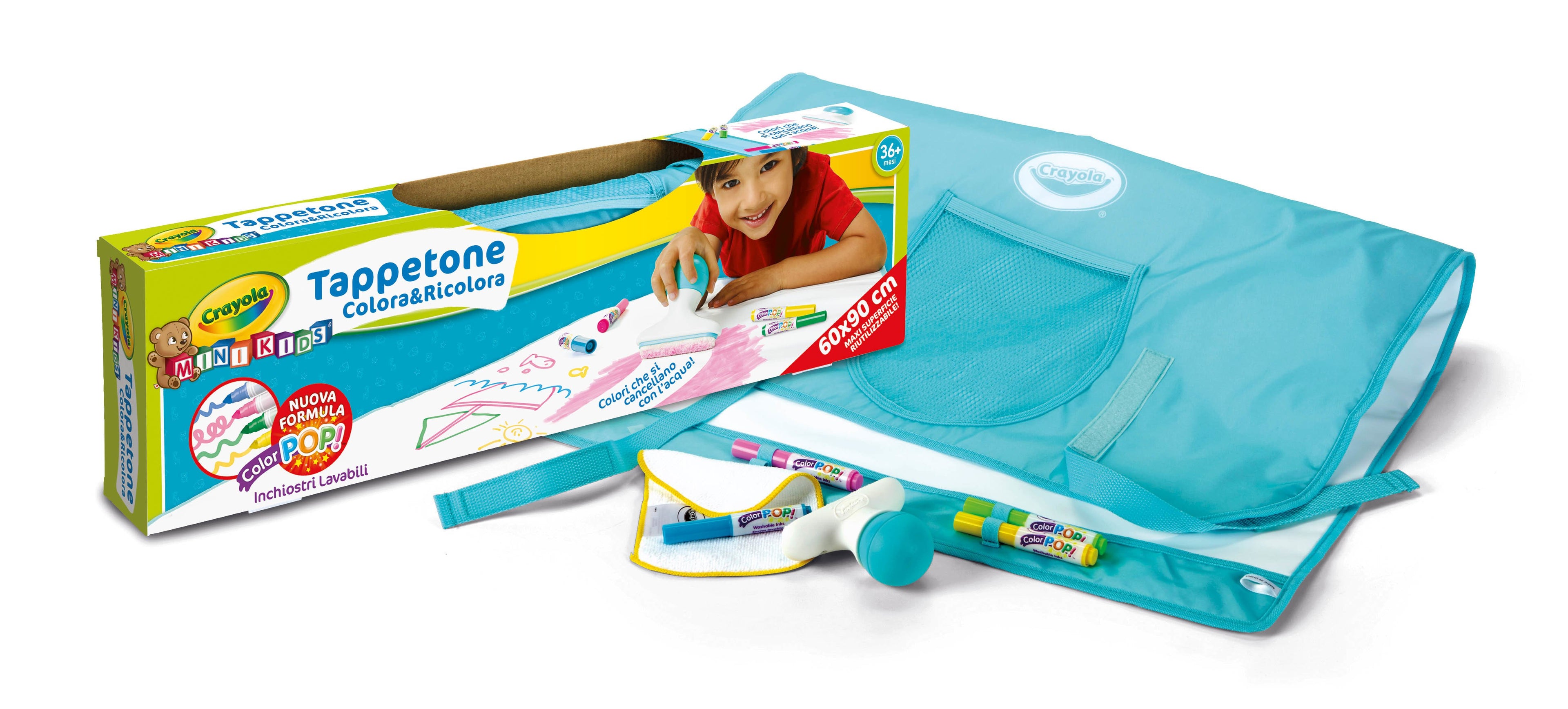 GIOCO TAPPETONE COLORE E RICOLORA CRAYL