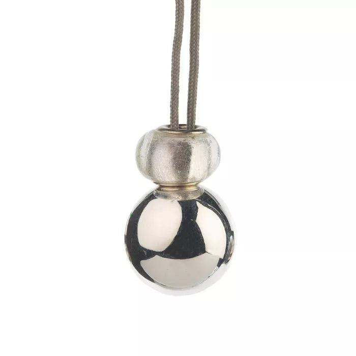 COLLANA BOLA ANTIOSSIDANTE ARGENTO PIETRA