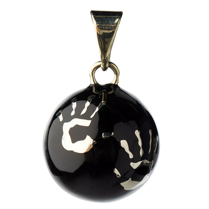 COLLANA BOLA BLACK&WHITE ORO MANINE DORA