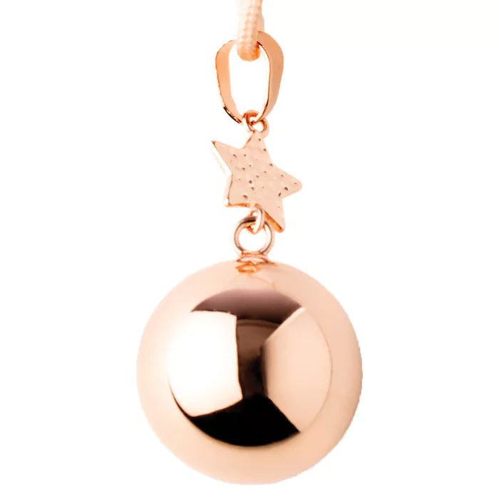 COLLANA BOLA ORO ROSA STELLINA