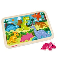 GIOCO CHUNKY PUZZLE DINOSAURI JANOD