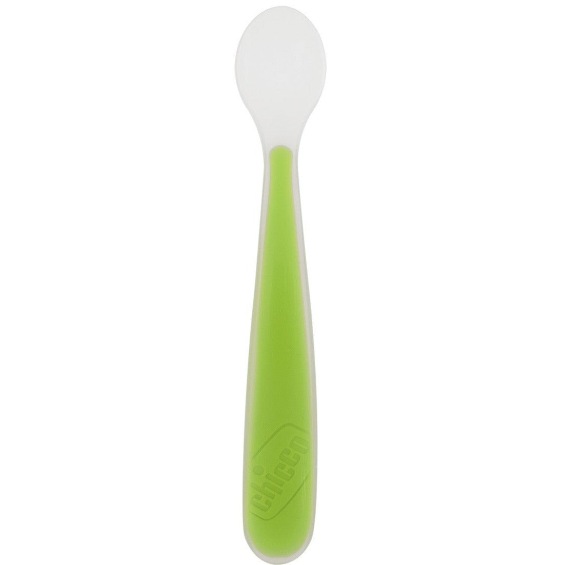 CUCCHIAIO MORBIDO SILICONE 6M+ VERDE CHIICCO