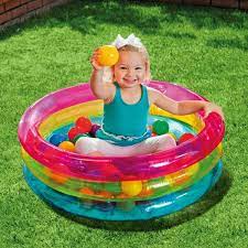 PISCINA 3ANELLI+PALLINE INTEX