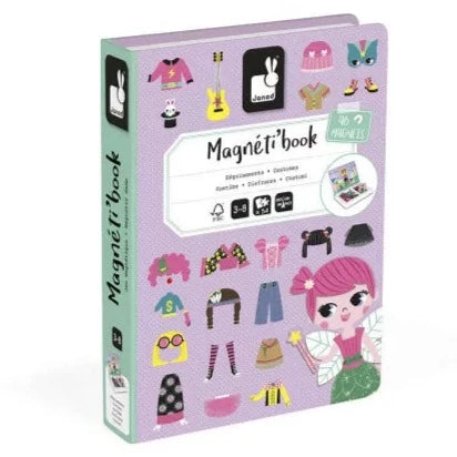 GIOCO MAGNETI BOOK COSTUMI RAGAZZA JANOD 2+