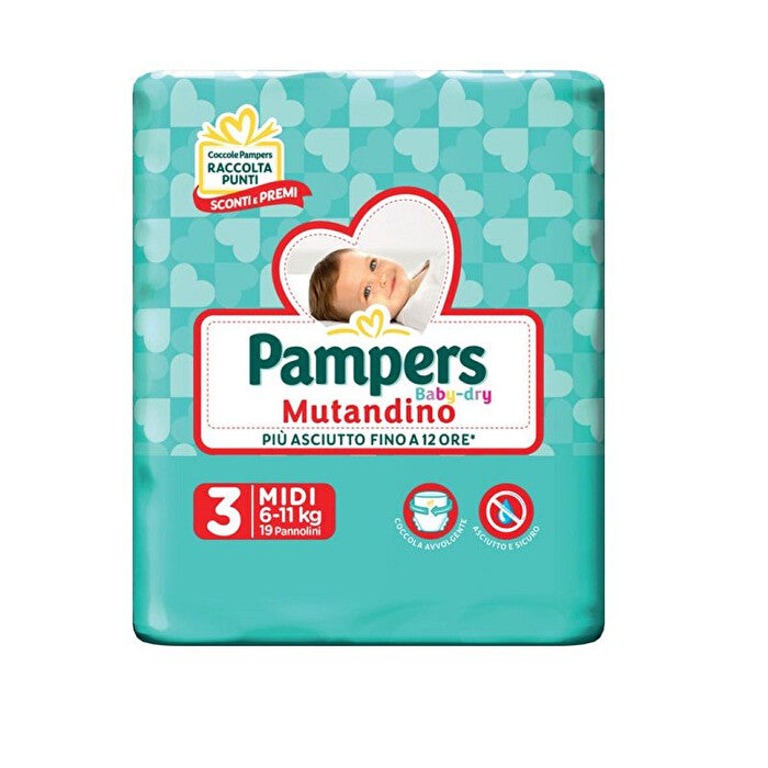 PAMPERS DRY MUTANDINO MIDI SINGOLO