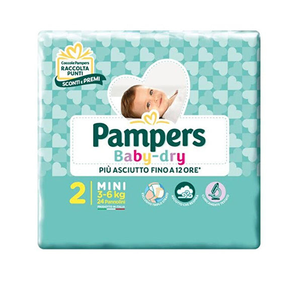 PAMPERS DRY MINI DOWNCOUNT 3/6 SINGOLO