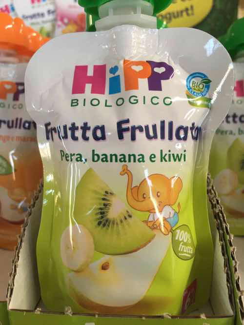 FRUTTA FRULLATA PERA BANANA KIWI