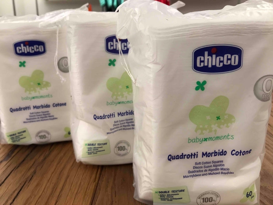 OFFERTA 3PZ COTONE QUADROTTI CHICCO - ANNI VERDI